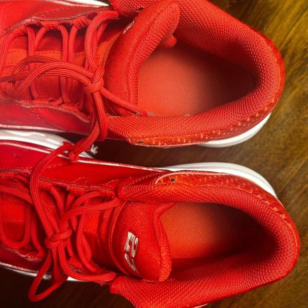 Nike Jordan Max Aura 3 Red White Youth Kids Basketball Shoes Sneakers Size 6.5